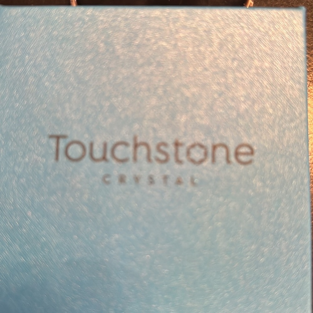Touchstone Crystal In Rotation Necklace 15-18"‎ Rhodium Plated NEW - Picture 3 of 3